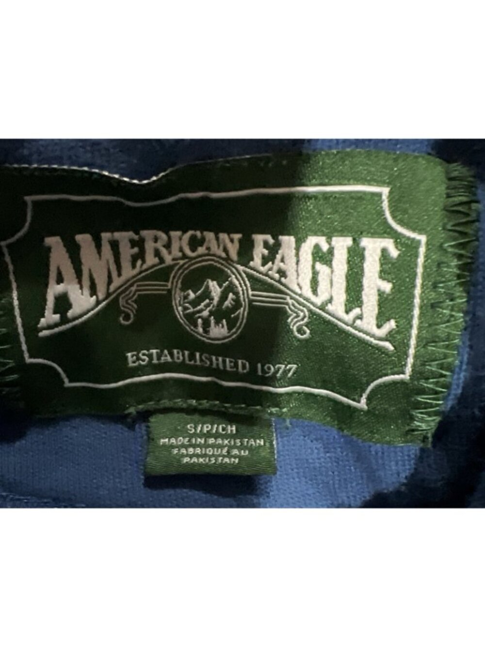 American Eagle Outfitters ~ Blue Hoodie Sweatshirt ~ Size Small - Picture 4 of 5